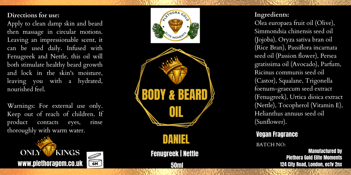 Body & Beard Oil Custom Gift